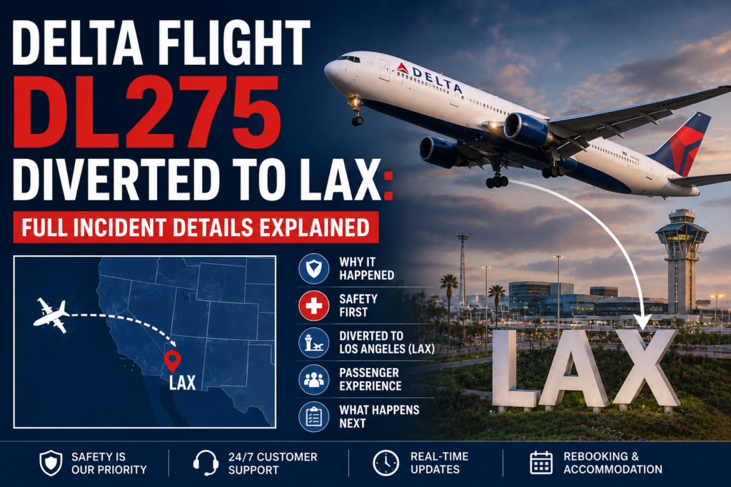 Delta Flight DL275 Diverted to LAX: Full Incident Details Explained