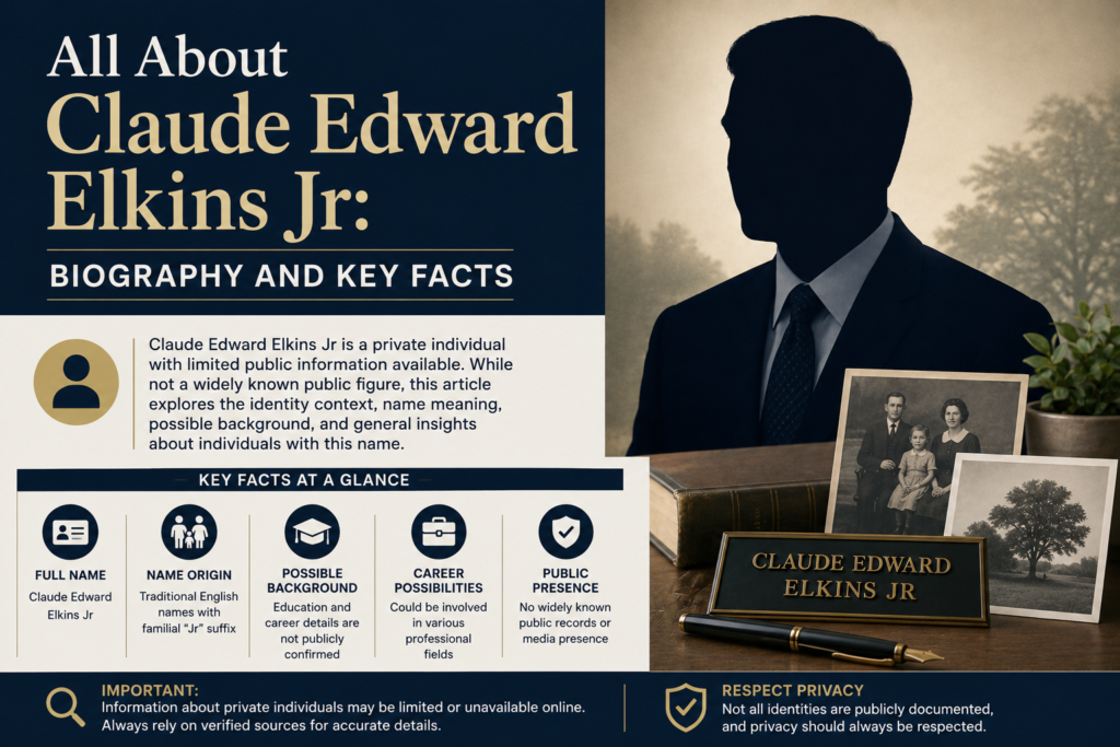 Claude Edward Elkins Jr