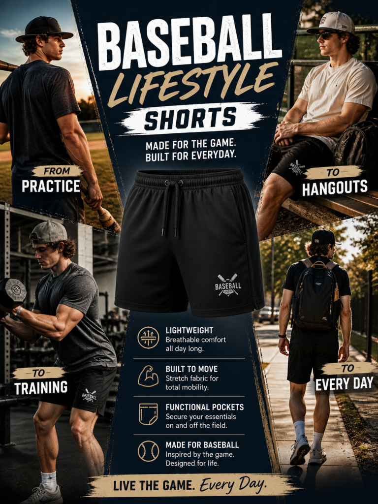 baseball lifestyle shorts