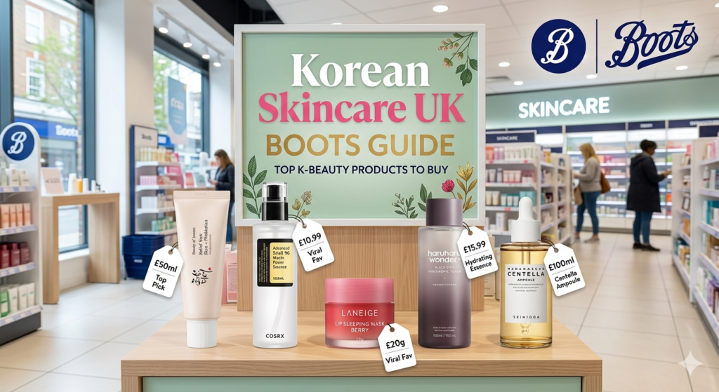 Korean Skincare UK Boots Guide: Top K-Beauty Products to Buy
